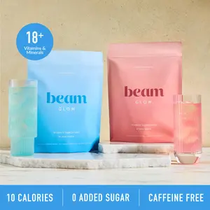 Beam Glow Superblend Duo/Trio Pack — 30 or 45 Servings for Women’s Hormone Balance, Skin, Hair & Nail Support (10 Calories, 0 Sugar)