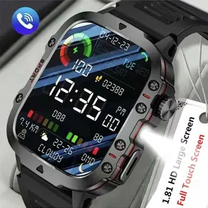 Multifunctional Smartwatch with LED Light and Screen, Fashionable Digital Watch with Multiple Sports Modes, Wireless Call and Custom Photo Health Tracker