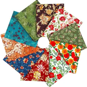 Newbrothread&Craftido -25 Options- 100% Cotton Quilting Fabric Bundles 10pcs Fat Quarters 18”x21”-Medium Weight 5.2 oz- for Quilting, Sewing Project, Patchwork Home Textile, mothersdaygift