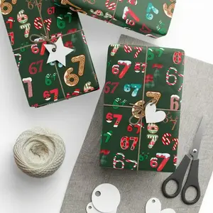 Christmas Gift Wrap, NEW Funny Gift Wrap, Wrapping Papers for Birthdays, Christmas Wrapping Paper for kids and teens, Holidays, Gift for Fans, Gift for Girl, Birthday Gift