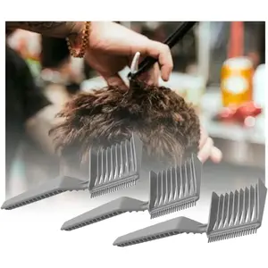 3-Piece Men's Barber Fade Combs Set, Hair Cutting Accessories, Precision Clippers & Gradual Haircuts, Ideal for Styling & Maintenance, Durable Design