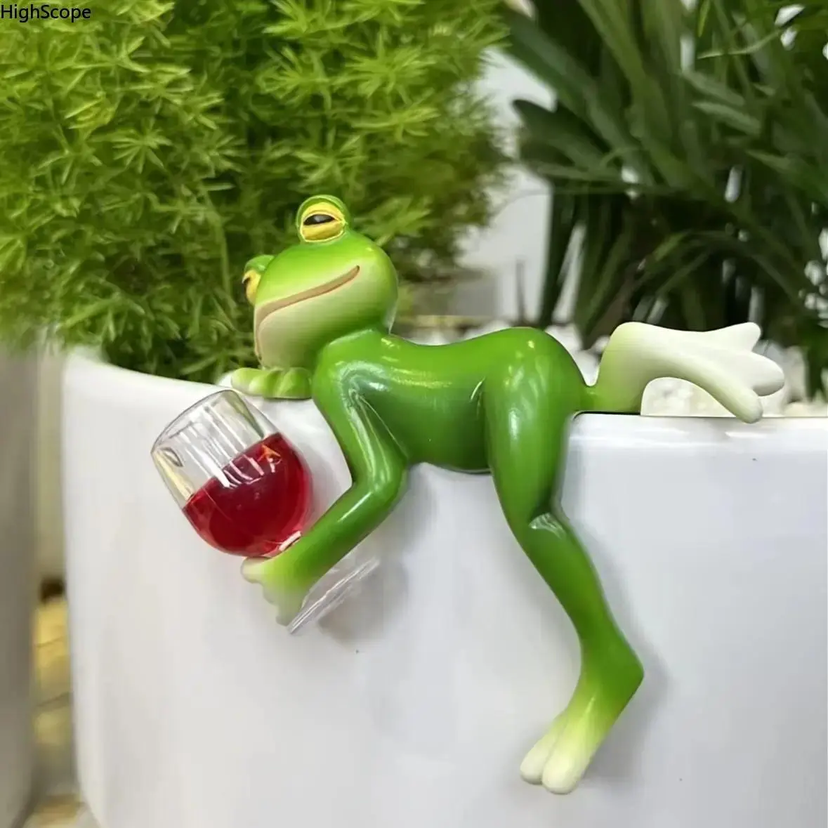 Cute Resin Frog Shape Flower Planter Pot - Playful Look Creative Animal Pot for Outdoor Plants, Aesthetic Patio & Balcony Leisure Outdoor Decor, Flower Planters, Gardening Pots