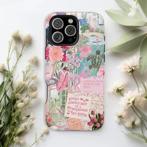 Pink Coquette Bible Verse Christianity God Cute Christian Jesus Saves Collage Phone Case for iPhone 17 ProMax,Samsung s24 ultra and  16, 15, 14, 13, 12, 11 Pro Max, Max, Plus,screen protector,fidgets P Compatible with Samsung Galaxy S25