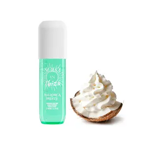 Solo En Ibiza Mallorca Breeze Body Mist 180ml Coconut Cream Vanilla Sandalwood Praline Scent Long-Lasting Perfume-Level Fragrance