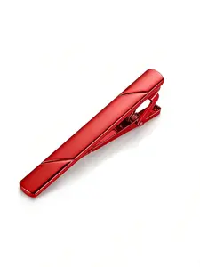 Men Metal Tie Clip Thickened Anti Slip Necktie Bar Business Formal Suit Tie Holder Multi Color Scratch Texture Classic Luxury Accessory Gift Wedding Office Jewelry 1pc