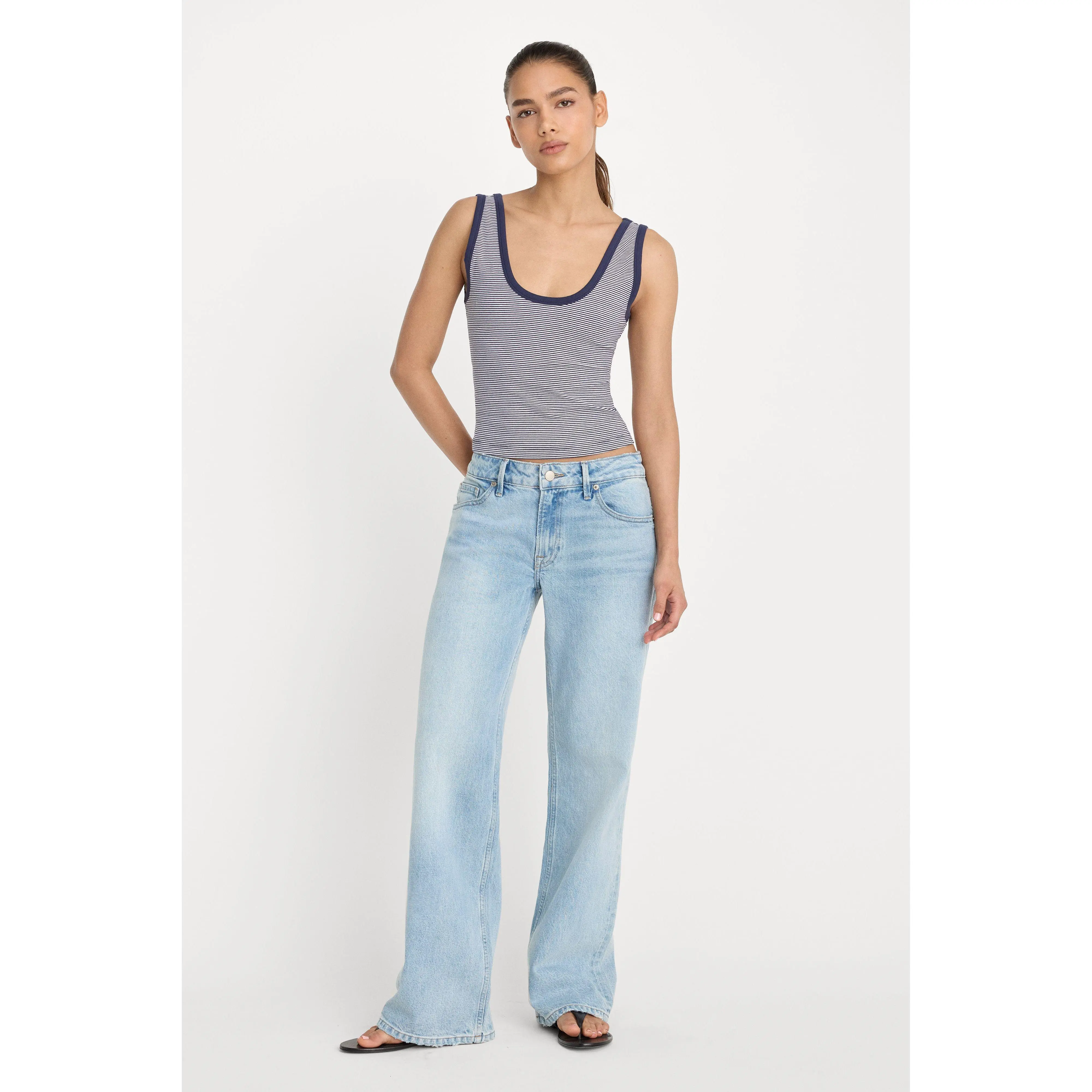 VINTAGE LOW LOOSE JEANS | INDIGO1223