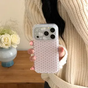 Creative Heart Lens Elephant Case for Apple iPhone 17 Pro Max, Fashion Phone Cover, Stylish Mobile Protection, Trendy Design, Cellphone Accessories