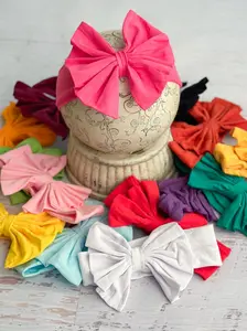 Solid Fabric Bow Headbands Solid Fabric Bow Headbands