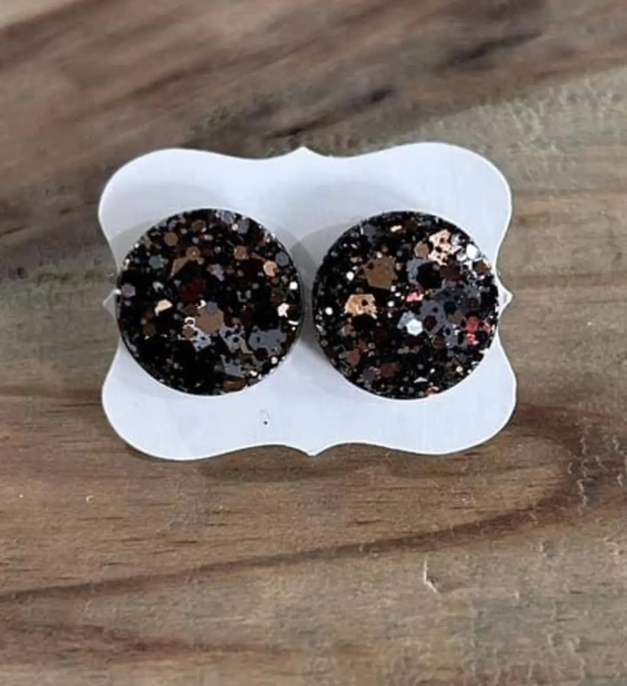 Glitter Earring Studs Sparkly Sequins Stud