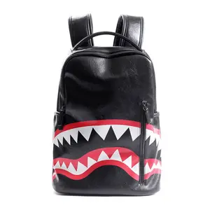 outdoor Men's Outdoor Sports Backpack Cycling Backpack Bag with Shark Mouth Design Large Capacity Fashionable and Durable