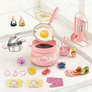 Real Cooking Mini Kitchen Set, Parent-Child Interactive, Actual Cooking Experience