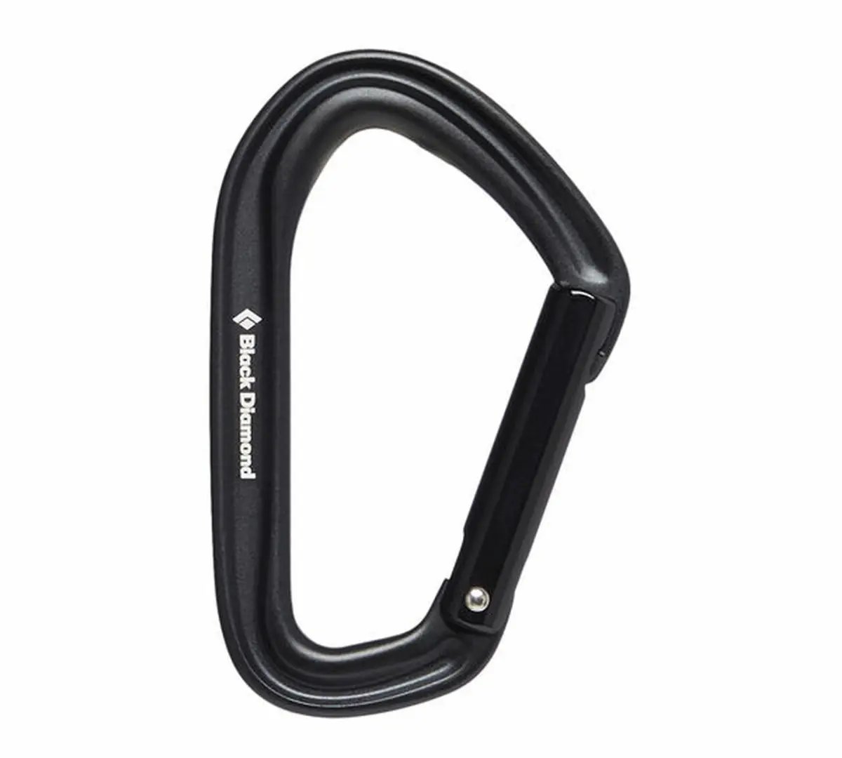 Black Diamond Hotforge Screwgate Carabiner - Durable Climbing Gear with Straight Gate, 22 mm Gate Opening for Ice Climbing, Mountaineering, Big Wall Trad Climbing, Closed Gate Strength: 24 Kn