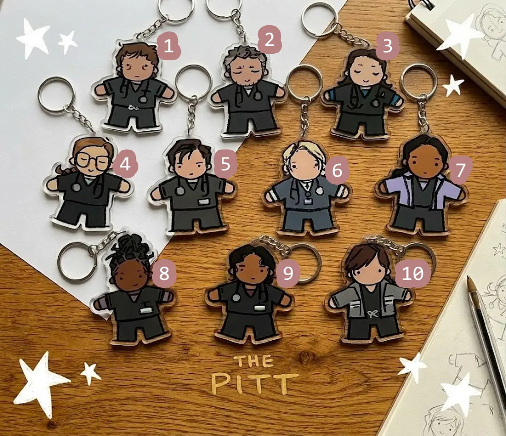 The Pitt Keychain