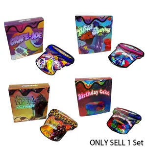 10pcs holographic polyester film bag, surprise gift for holiday parties, birthday packaging props, DIY toy anti zipper bag