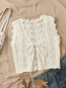 Women's Sweater Vest Summer, Stylish Ladies' Top for Outdoor Activities, Comfortable Women's Clothing for Summer