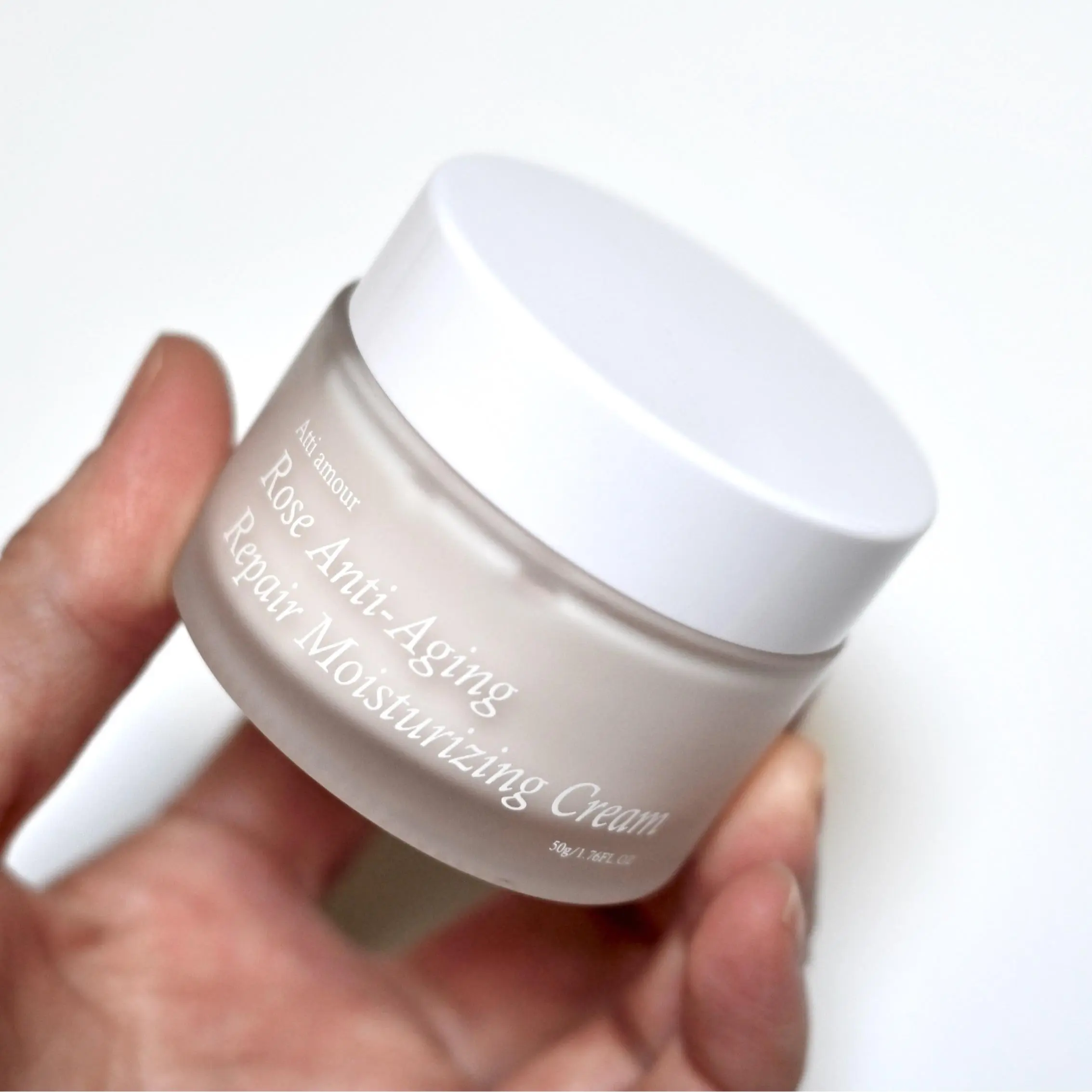 Rose Anti-Aging Repair Moisturizing Cream for skincare , Renew & Revive Healthy Tone, 50g 1.76 FL oz