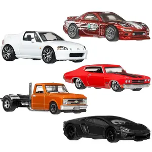 Hot Wheels Premium 2026 Fast & Furious 25th Anniversary Set of 5 Cars,HNW46-956P