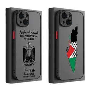 Palestine Flag Map Passport Phone Cases For iPhone 17 Promax Pro Air 16 Plus 15 14 13 12 11 Art Luxury Clear Soft Unique Artistic Cover