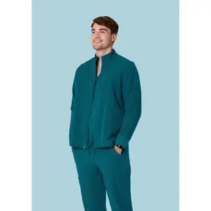 Men's Modern Scrub Jacket Caribbean Blue