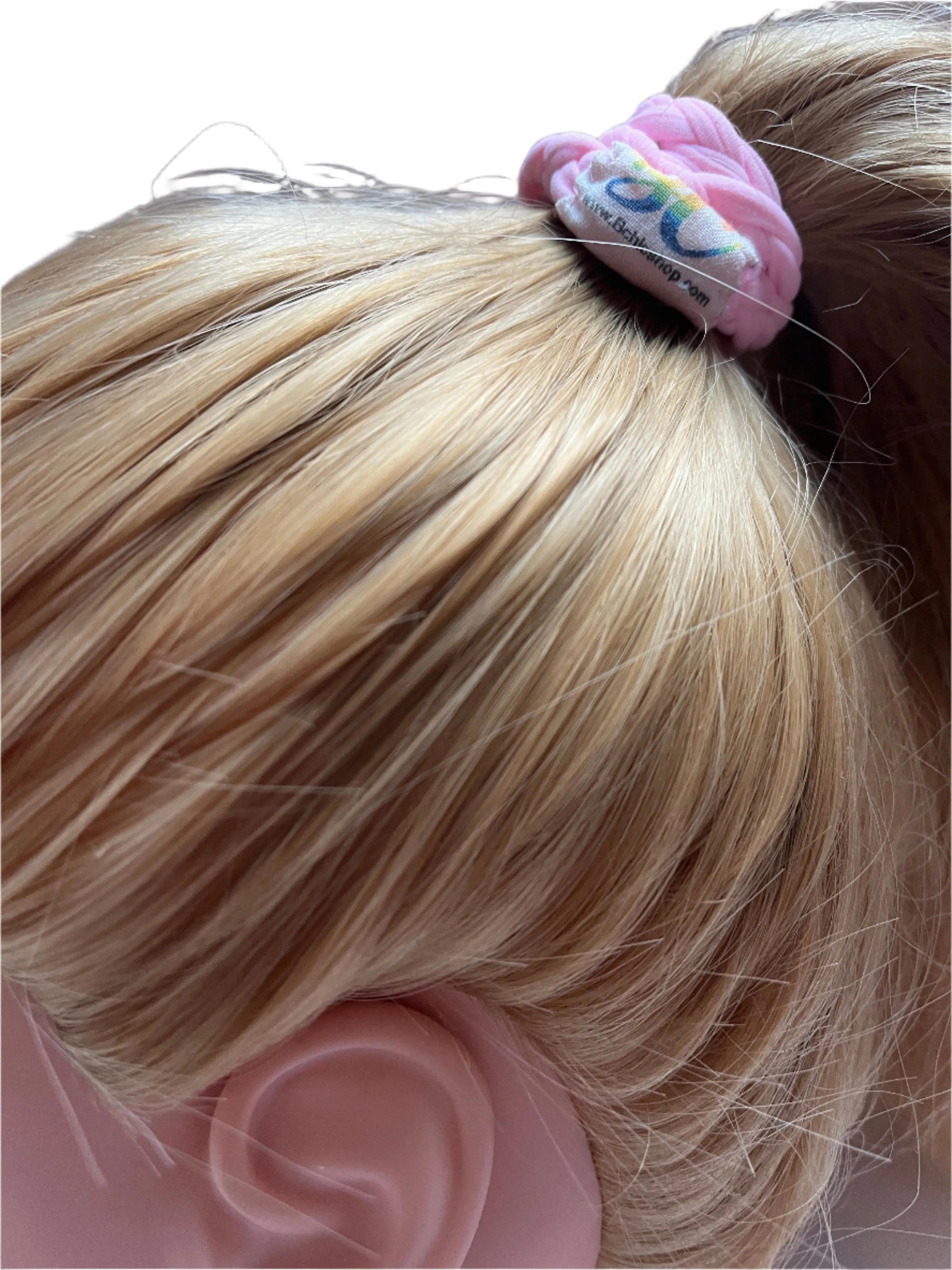 Ballerina Pink Athletic Chic Hairband - Durable & Flexible Nylon Hair Accessory for All Hair Types & Sports Activities