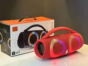 100W High-Power Portable Built-In Bluetooth Speaker - RGB Colorful Lights, Waterproof Wireless Bass Subwoofer, 360-Degree Surround Sound, TWS, FM Boombox, Multi-Device Compatibility, Aux Input, Battery Powered, Surround Sound Speakers, Bass Speakers