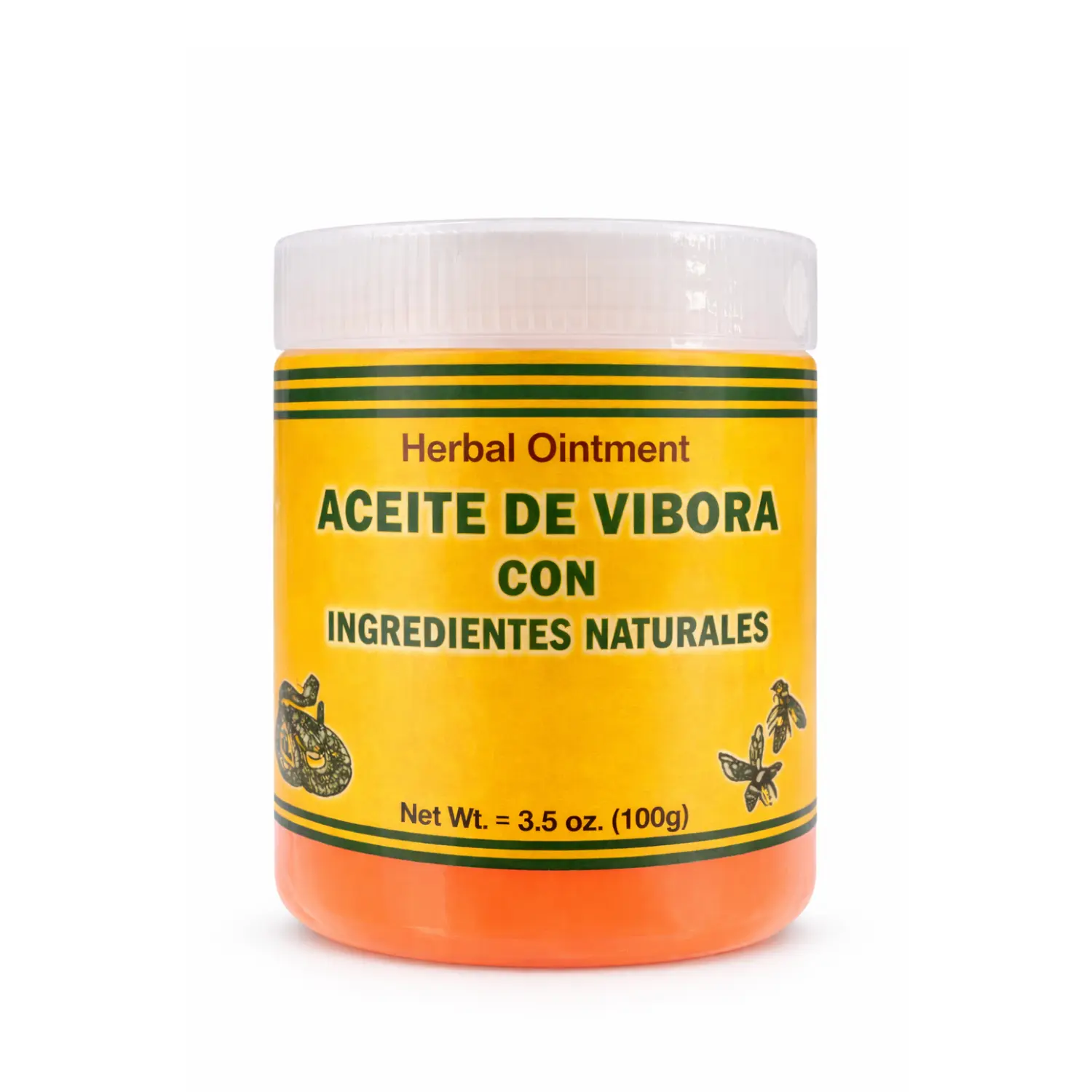 Plantimex Abeja Vibora Ointment 100g (3.5oz - Moisturizing Healing Cream for Muscular Pain Relief, Deeply Hydrates & Repairs Skin, Natural Blend, Hydrating, Wellness, Treatment, Therapeutic, All, Muscle Relief, All‑Skin Friendly