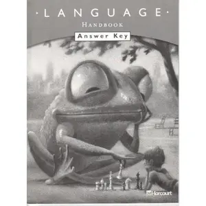 USED-Harcourt School Publishers Trophies: Lang Handbk Answr Key Gr3 by HSP (Paperback)