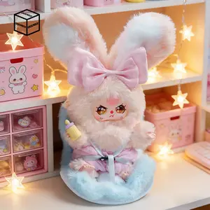 BB3-VEHICLEE mounted BABY series blind box -Bunny Plush Dolls，Soft Furry Collectibles，Backpack or clothing decoration，Stuffed Animal