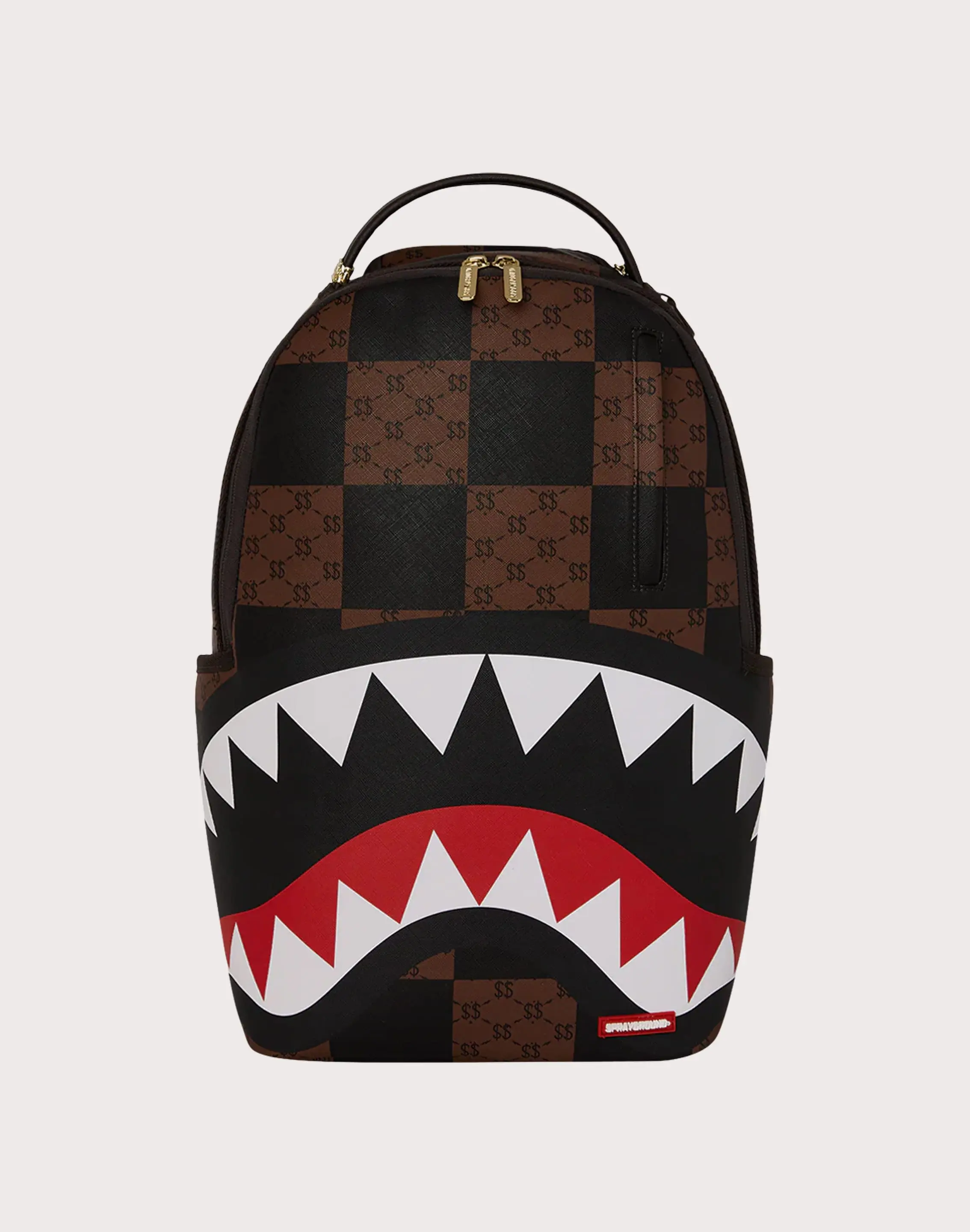 Mens Sprayground Enlarged Check Paris Backpack Mens Sprayground Enlarged Check Paris Backpack
