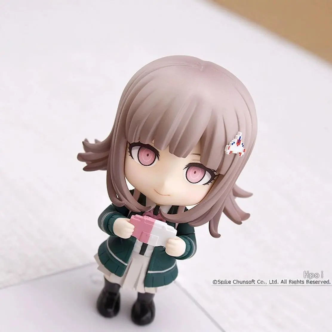 Premium New Release Nendoroid #2227 Chiaki Nanami (Danganronpa 1·2 Reload) Chibi Figure | Articulated & Interchangeable Faces Anime Desktop Ornament | Birthday Holiday Gift