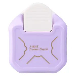 3 in 1 Beauty Shape Corner Punch, 3 Way Corner Paper Punch for Paper Crafts, Laminate, Cardstock, Business Card, DIY Projects, Photo, Card Making and Scrapbooking