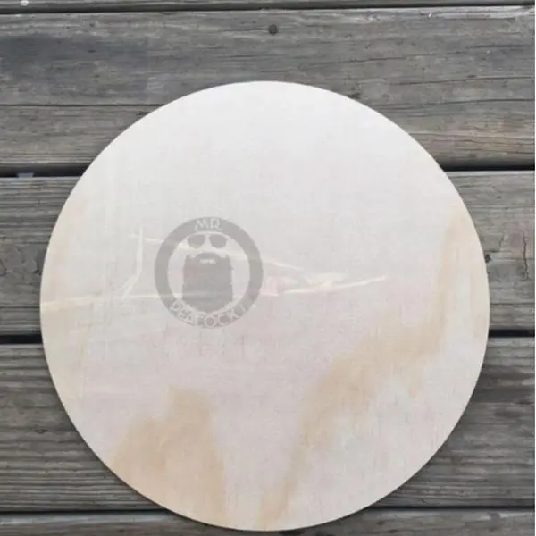 15” Circle Round Door Hanger Wood Cutout Paint Party