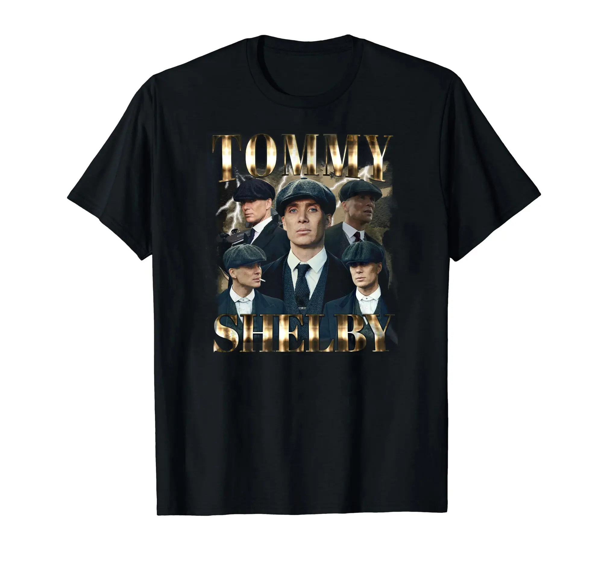 VintageTee Gildan Peaky Blinders T-Shirt, Tommy Shelby, Arthur Shelby, Peaky Blinders Bootleg Vintage T-Shirt, Gift For Him, Her, Friends, Film Fans Cotton Top Retro Tshirt Casual