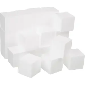 3x3x3 Inch 24Pack Craft Foam Square Polystyrene Square Cubes for Arts Projects Sculptures Floral Arrangements Modeling and Centerpieces