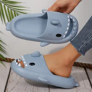 Women's Cute Shark Design Novelty Slide Sandals Fun Non-Slip EVA Slippers