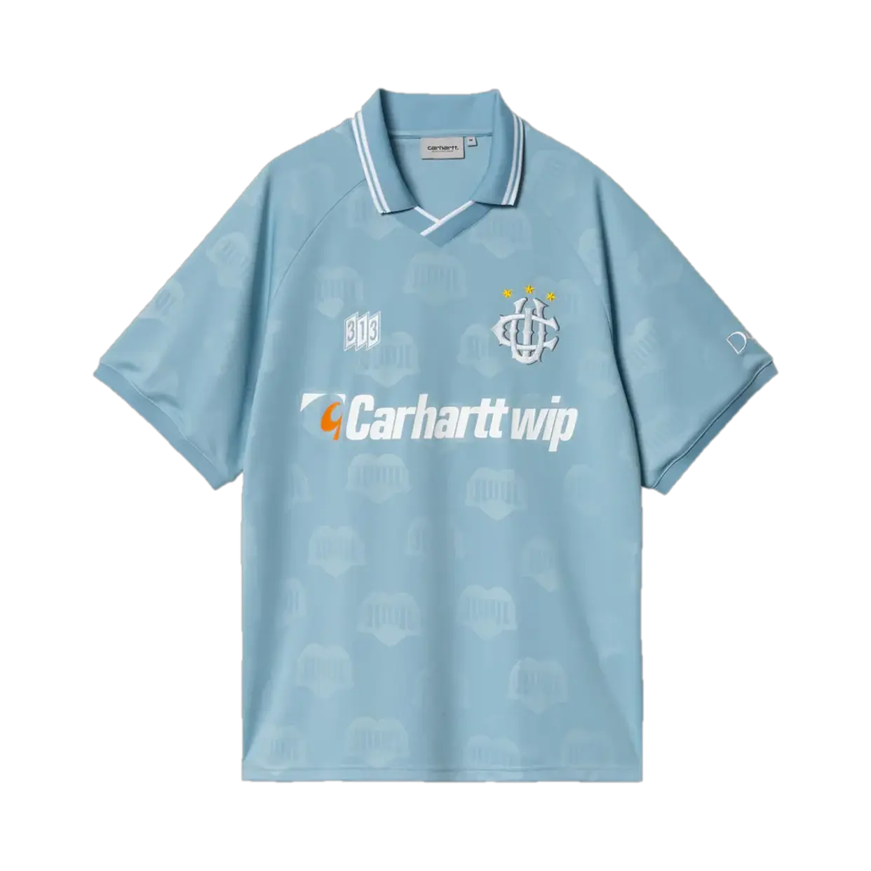 CARHARTT TEE 'FOOTBALL SHIRT IN HEART BLUE'