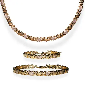 I Love You Like XO - Necklace + Bracelet + Anklet Set