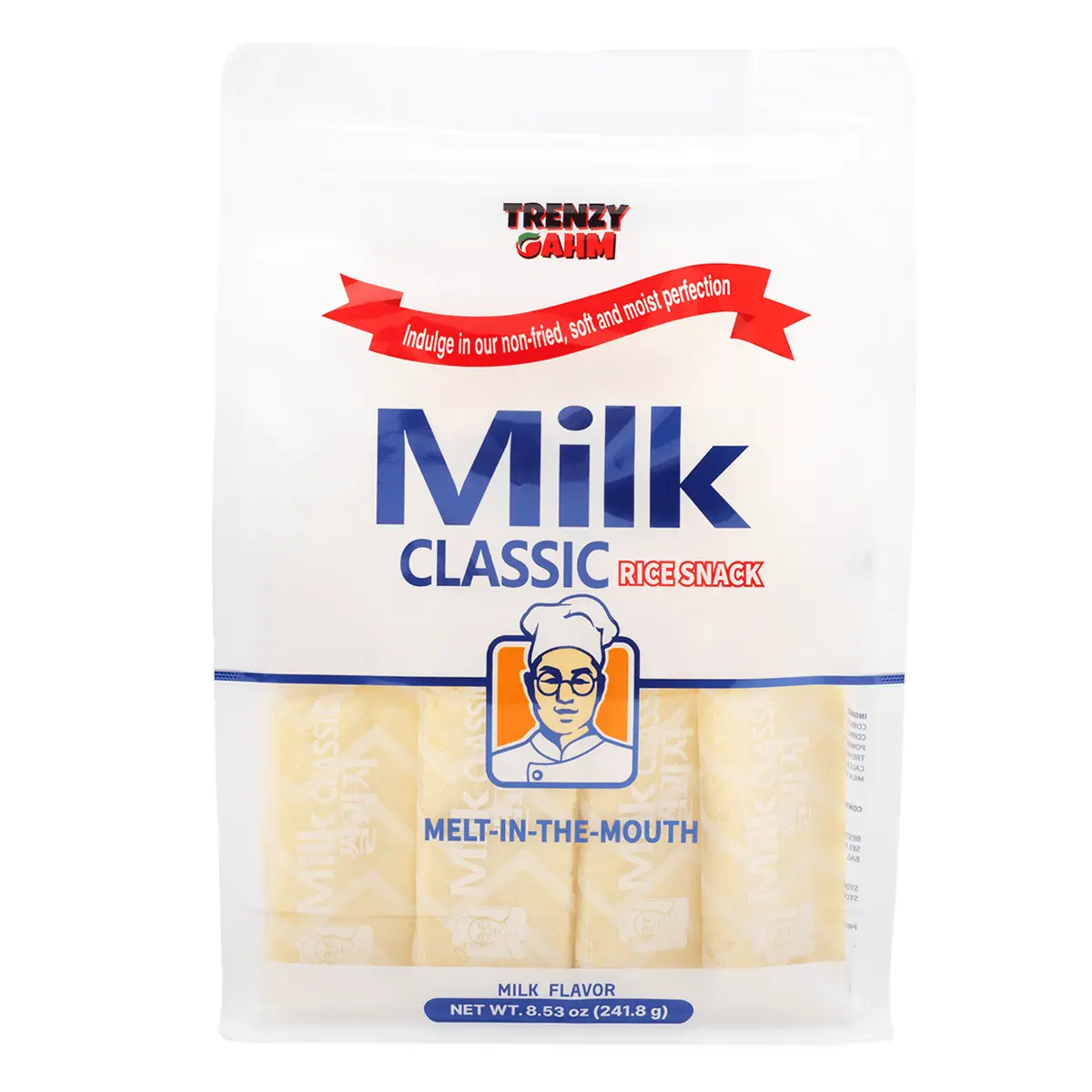 Milk Classic Rice Snack | Original, Cheese & Banana Flavor | Milk Rice Crackers Crispy Baked Snack