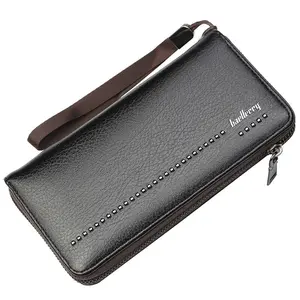 Men's Long Wallet Credit Card Holder Leather Clutch Handbag