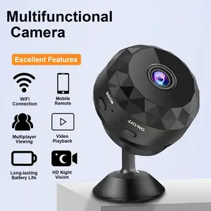 Mini Hidden Camera - Mini Wireless Security Camera, WiFi Home Camera for Indoor Pet & Baby Monitoring, Night Vision