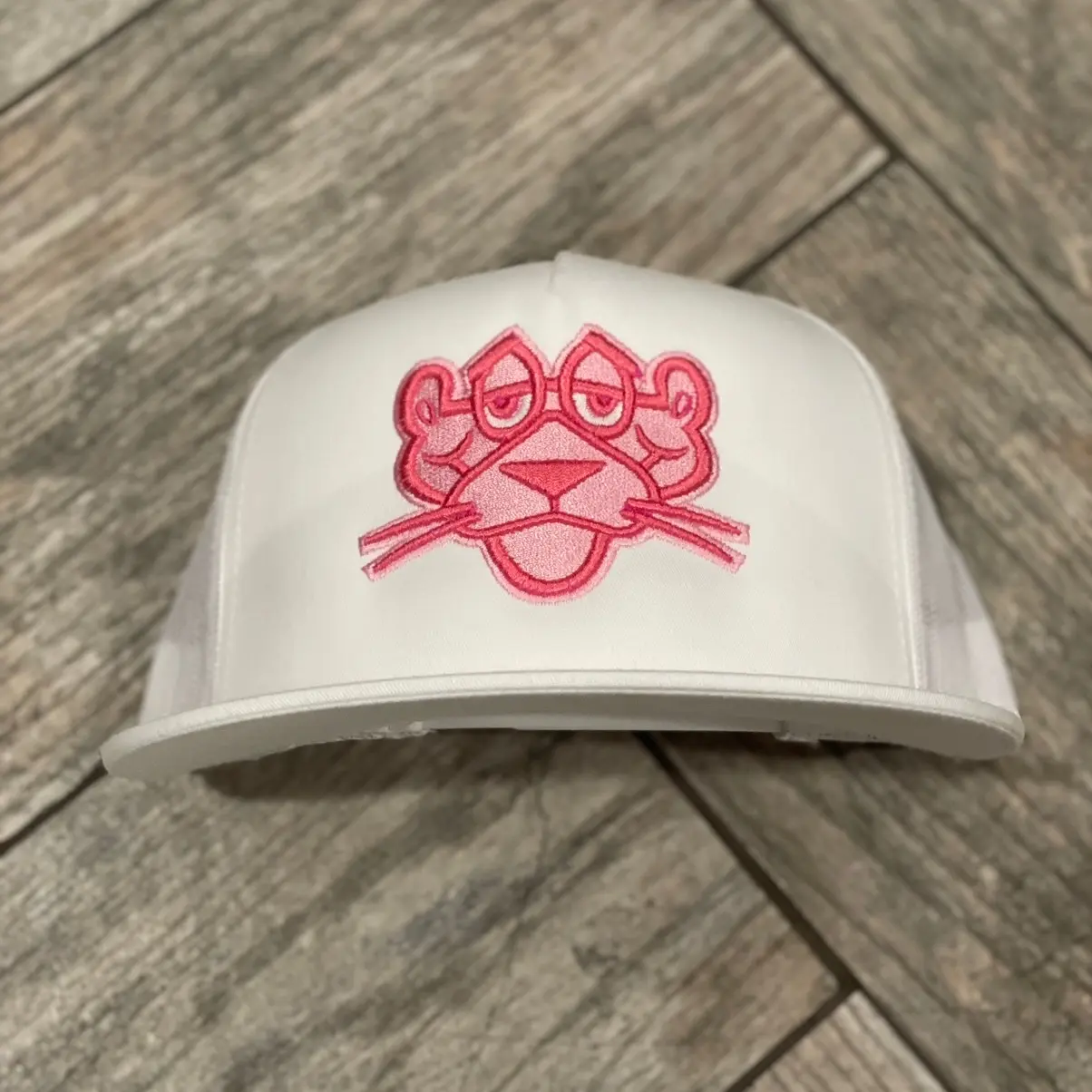 Pantera Pink on White Trucker hat. Pantera Pink on White Trucker hat.