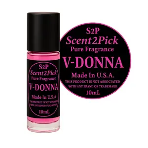 V Donna ROLL-ON SCENT OIL - 10ml Alcohol-Free Long-Lasting Oil-Based Fragrance in Travel-Friendly Roller Bottle