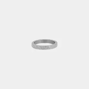 Halo Band Ring - White Gold