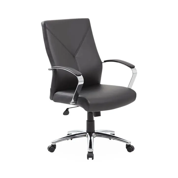Boss Leatherplus Executive Chair, Black
