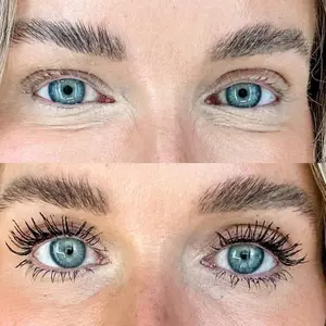 Curl & Lash Mascara! Get ready for stronger, visibly  curled lashes in ONE step. Great on anyone, water resistant, and it’s easy on and off.