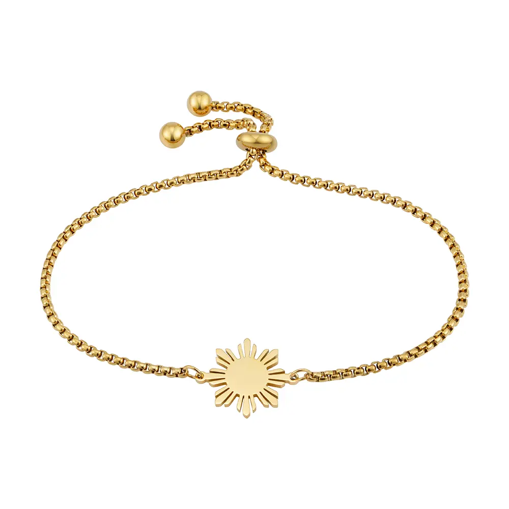 Philippine Sun Bracelet – Stainless Steel Filipino Pride Bracelet