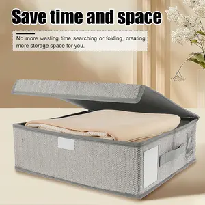 Universal Storage Stackable Dustproof Storage Box Durable Plastic Sorting Container For Clothes Toys Cosmetics Daily Items