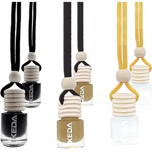 Air Fresheners fragrance Automotive Air Fresheners 4ml Car Scents | 6pcs 45-Days Keep Fragrance | Automobile Hanging Diffuser Bottles | Remove Auto Odor Long-Lasting Fresh Air for Men Women Home Deodorize
