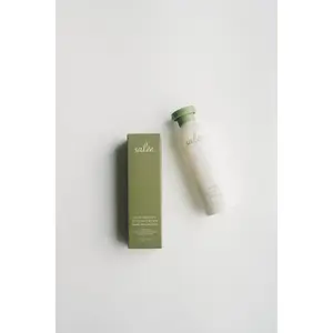Salée Hair Styling Cream - Haircare Solution for Frizz Relief in White Plastic Bottle with Green Cap Curly Hair Products Strong Hold Gel