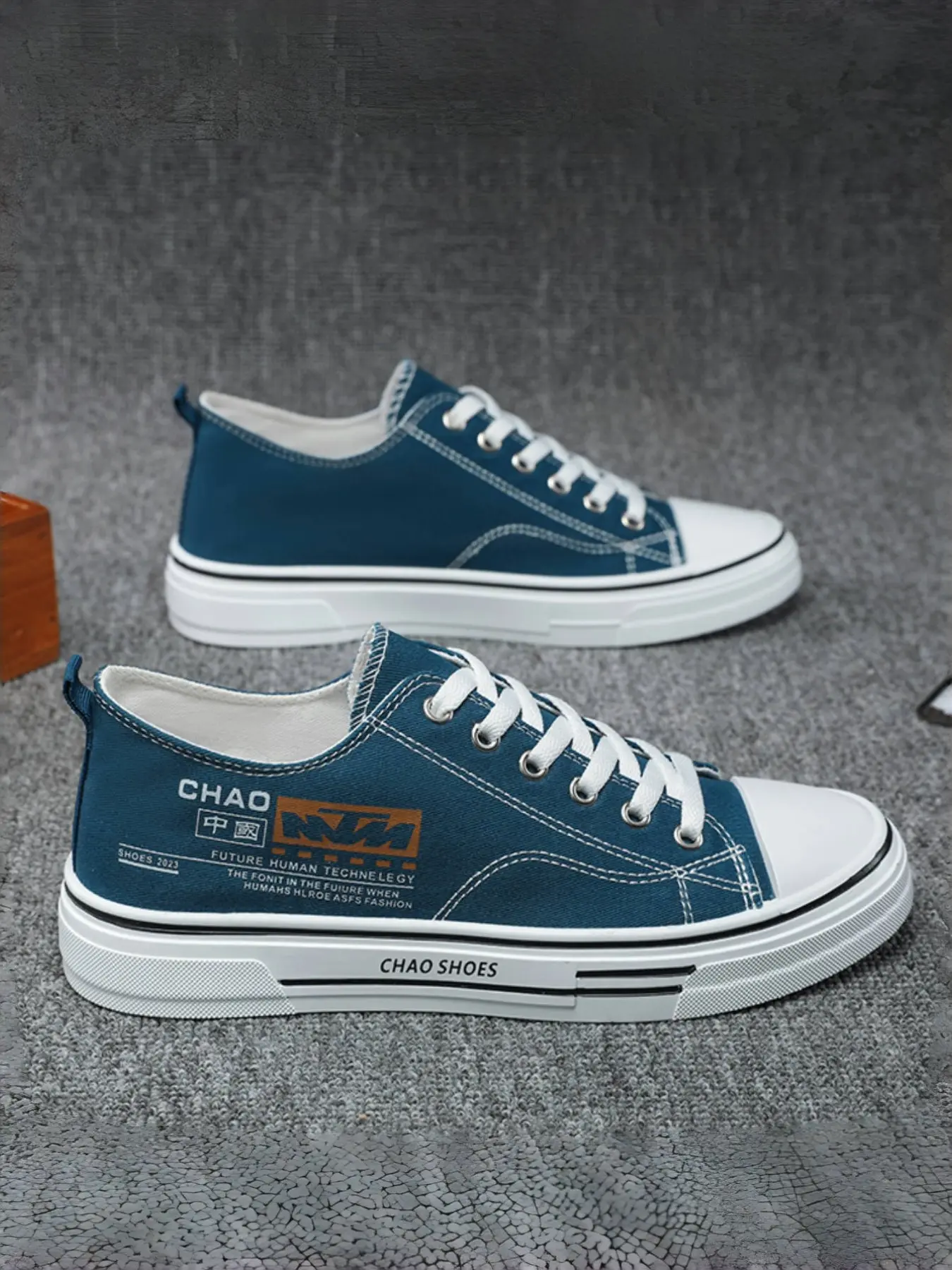 Men's Breathable Canvas Sneakers, Casual Simplistic Sneakers, Casual Low Top Shoes for Teenagers, Simple Academy Style Footwear, Comfortable Walking Shoes, Sports Shoes